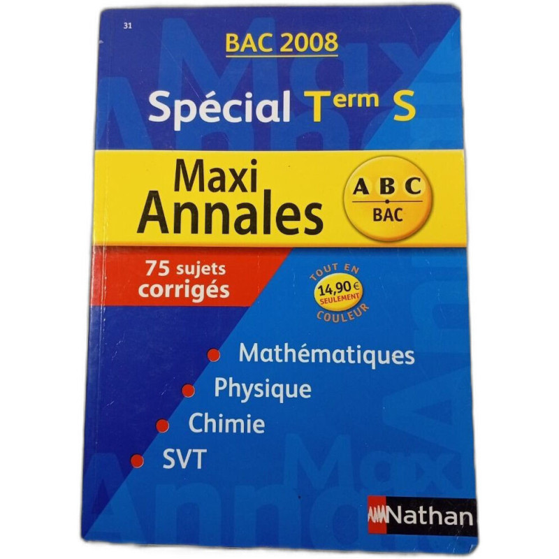 Spécial Term S Maxi Annales