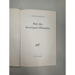 Rue des boutiques obscures