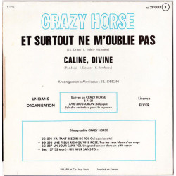 Et Surtout Ne M'oublie Pas / Caline Divine