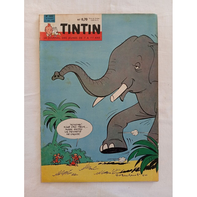 Tintin / N° 632 / Décembre 1960
