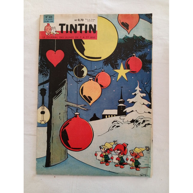 Tintin / N° 635 / Décembre 1960