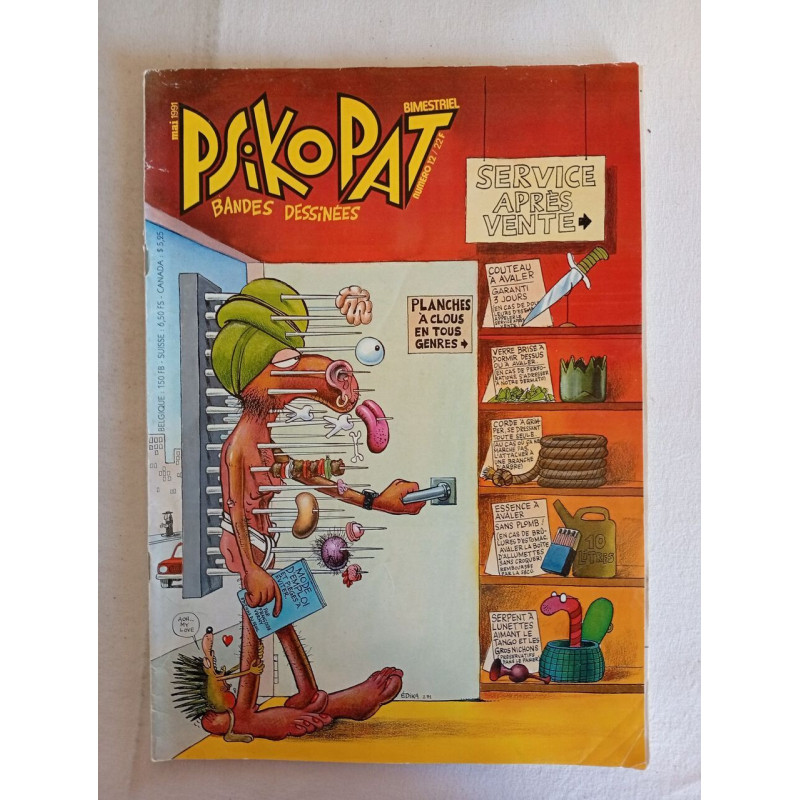 Psiko Pat Bandes Dessinées / N° 12 / Mai 1991