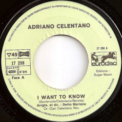 I Want To Know