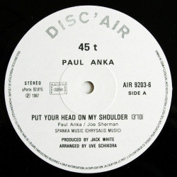 Put Your Head On My Shoulder (Newly Recorded)