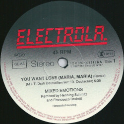 You Want Love (Maria Maria...) (Special Re-Emotion-Mix)