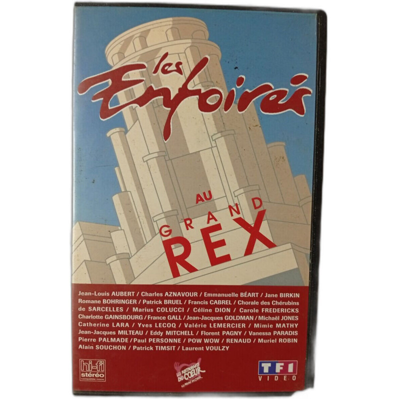 VHS - Les Enfoirés au Grand Rex