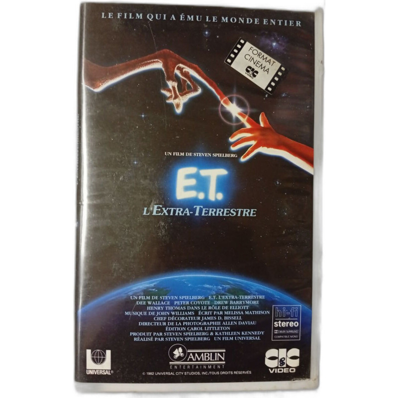 VHS - E.T. l'extra-terrestre