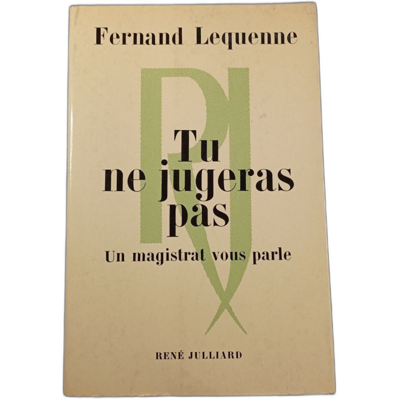 Tu ne jugeras pas