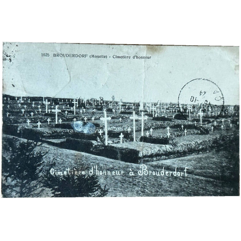 1025 Brouderdorf (Moselle) - Cimetière d'honneur à Brouderdorf