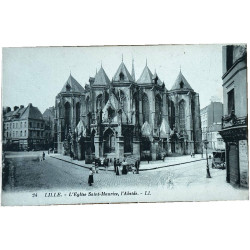 24 Lille. - L'Eglise Saint-Maurice l'Abside. - LL