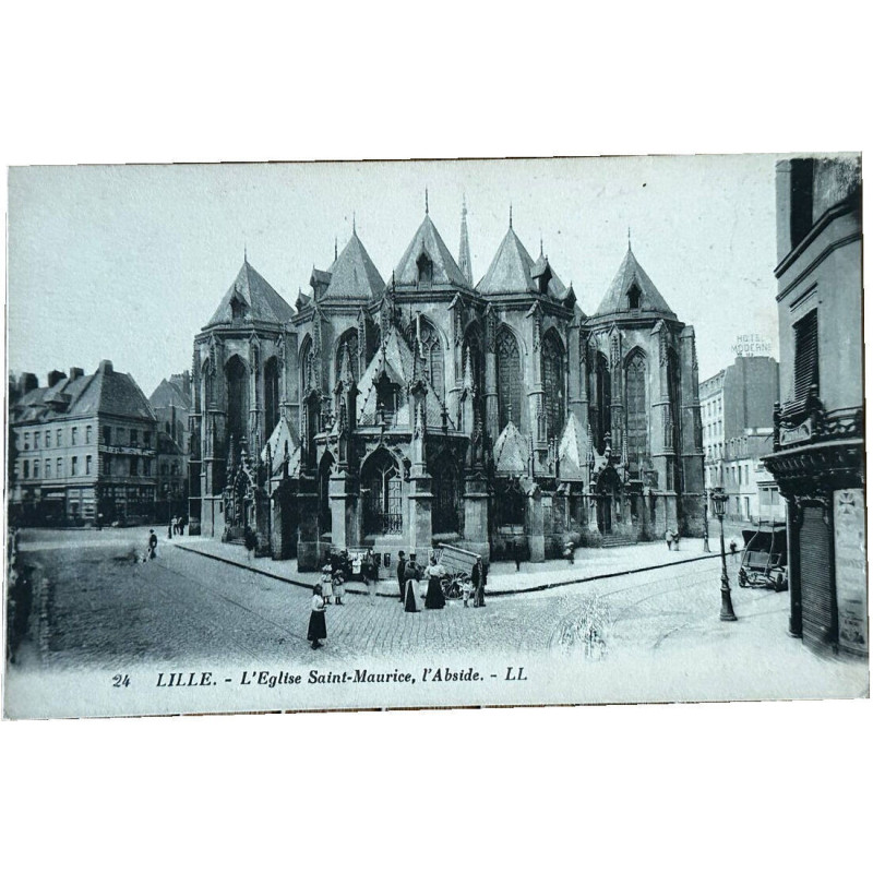 24 Lille. - L'Eglise Saint-Maurice l'Abside. - LL