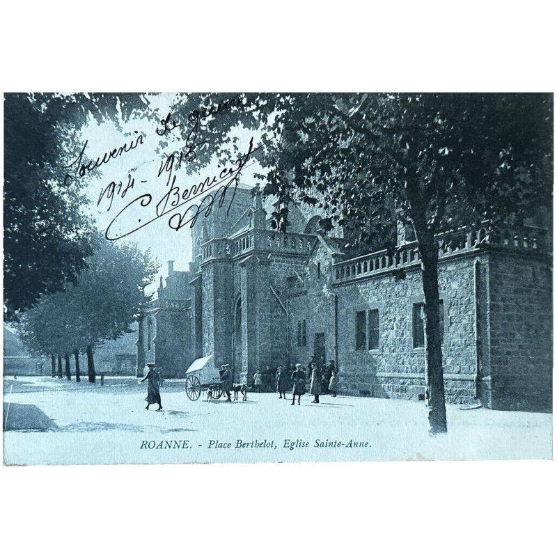 Roanne - Place Berthelot Eglise Sainte-Anne