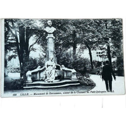 190 Lille Monument de Derousseau auleur de la Chanson du Petit...