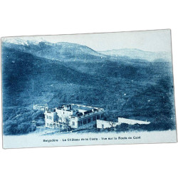 Belgdère - Le château de la Costa - Vue sur la Route de Calvi