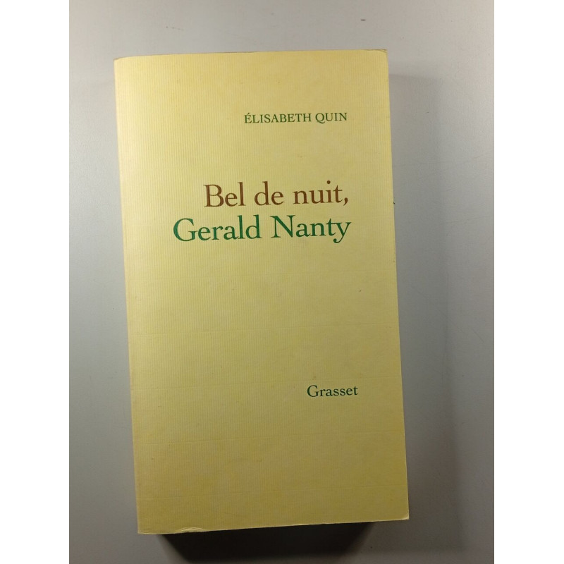 Bel de nuit Gerald Nanty