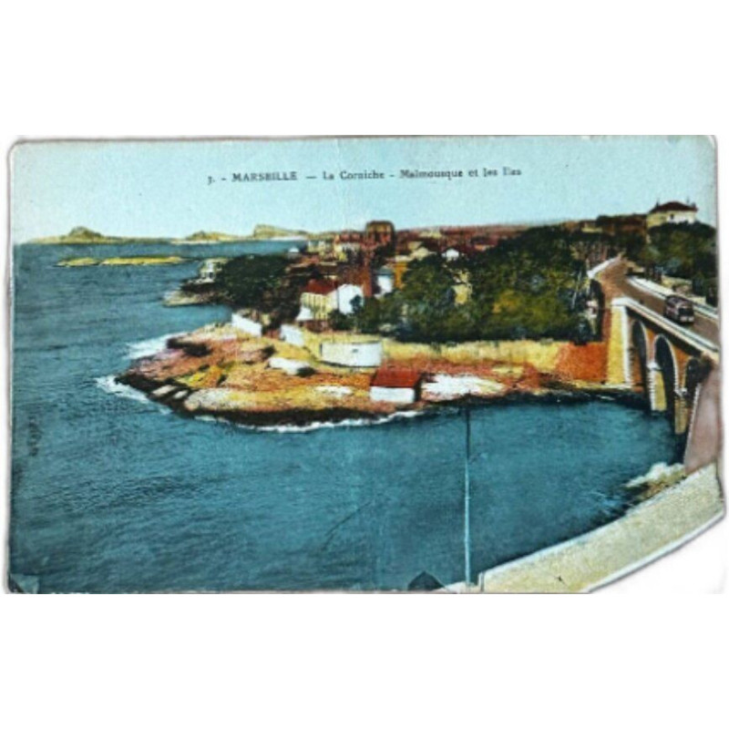 3 Marseille - La Corniche - Malmousque et les Iles