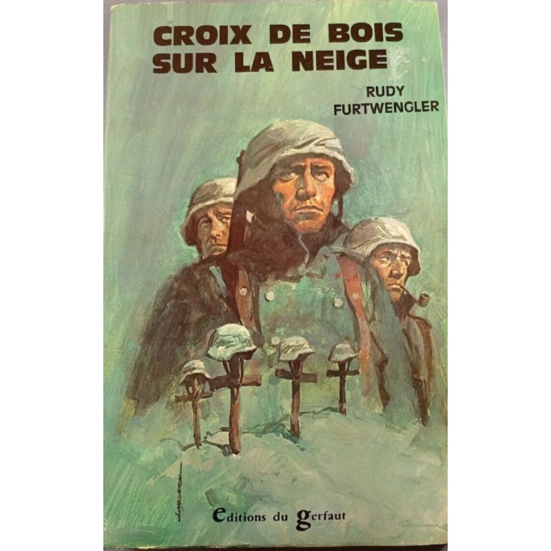 Croix de bois sur la neige