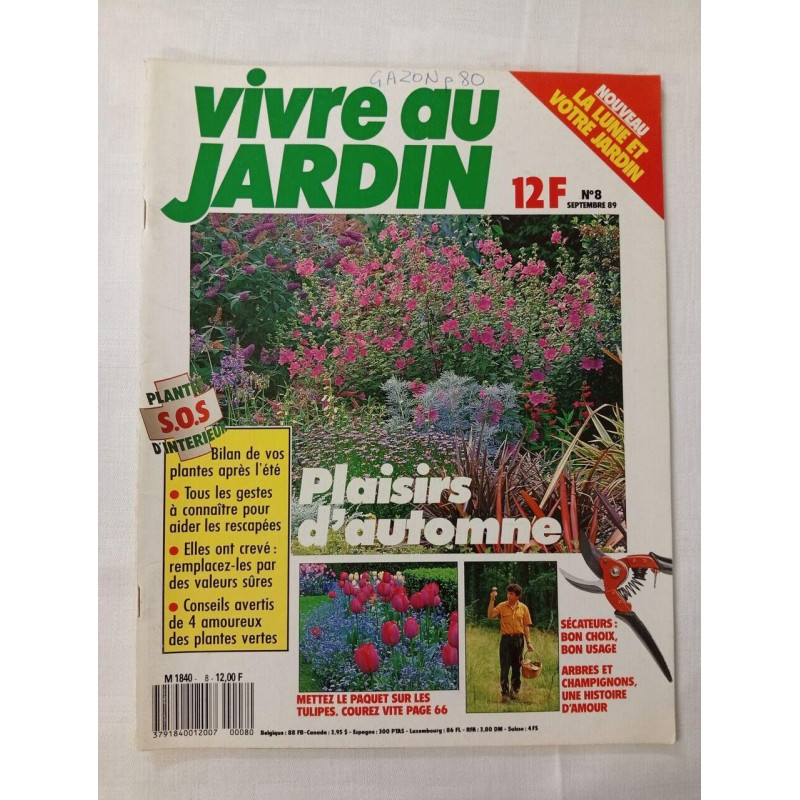 Vivre au jardin / N° 8 / Septembre 1989