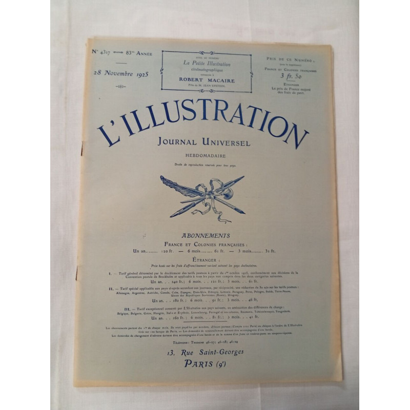 L'Illustration Journal Universel Hebdomadaire