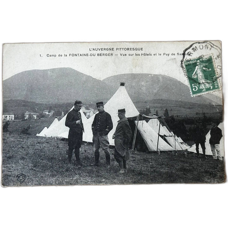 L'Auvergne Pittoresque. 1. Camp de la Fontaine-du-Berger - Vue sur...