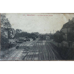 26 Belfort. - La Gare et les Voies