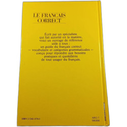 Le français correct