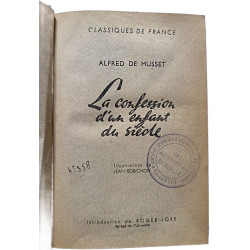 La confession d'un enfant du siècle
