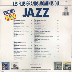 Les Plus Grands Moments Du Jazz Vol.2