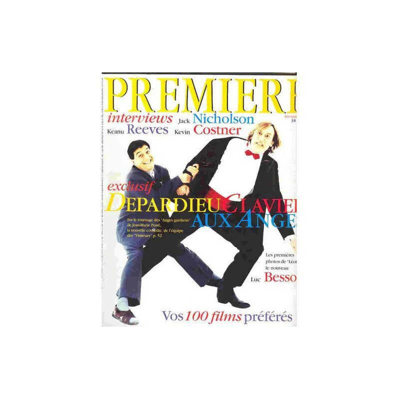 Premiere N° 210 : Exclusif Depardieu Clavier Aux Anges