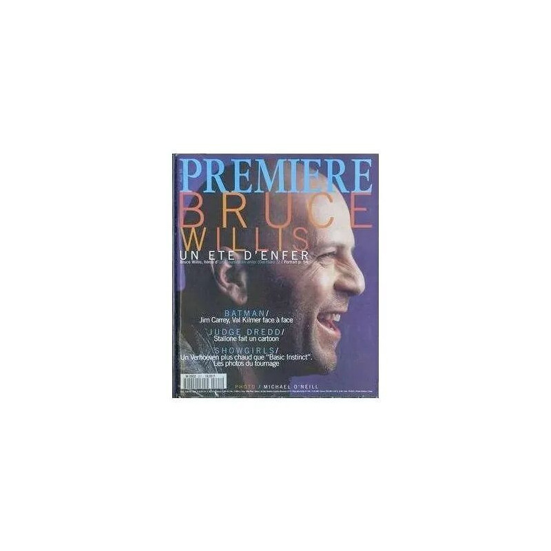Magazine Premiere N° 221 : Bruce Willis - Jim Carrey - Val Kilmer...