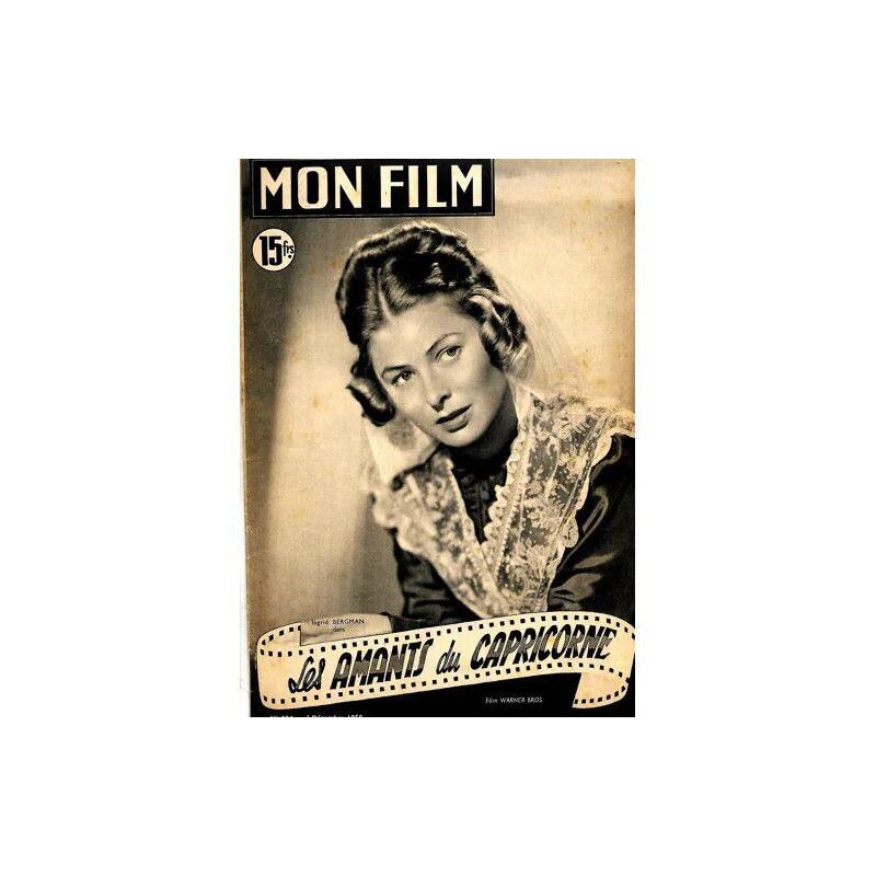 Mon Film N° 224 : Les Amants Du Capricorne (Avec Ingrid Bergman...