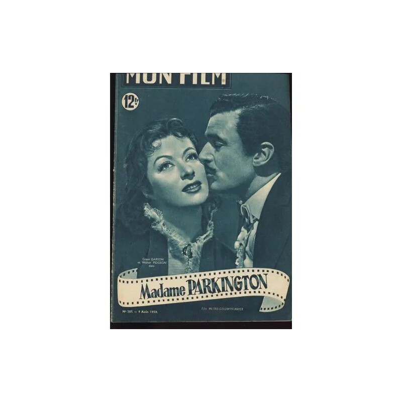 Mon Film N° 207 : Madame Parkington (Avec Greer Garson Et Walter...