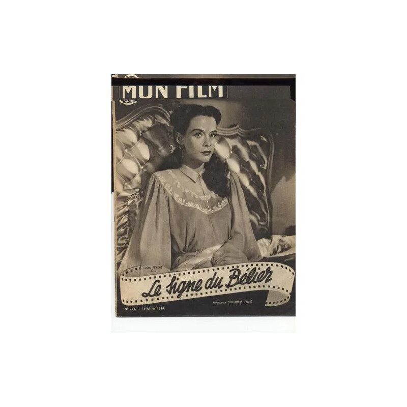 Mon Film N° 204 : Le Signe Du Bélier (Avec Suzan Peters 19/07/1950 )