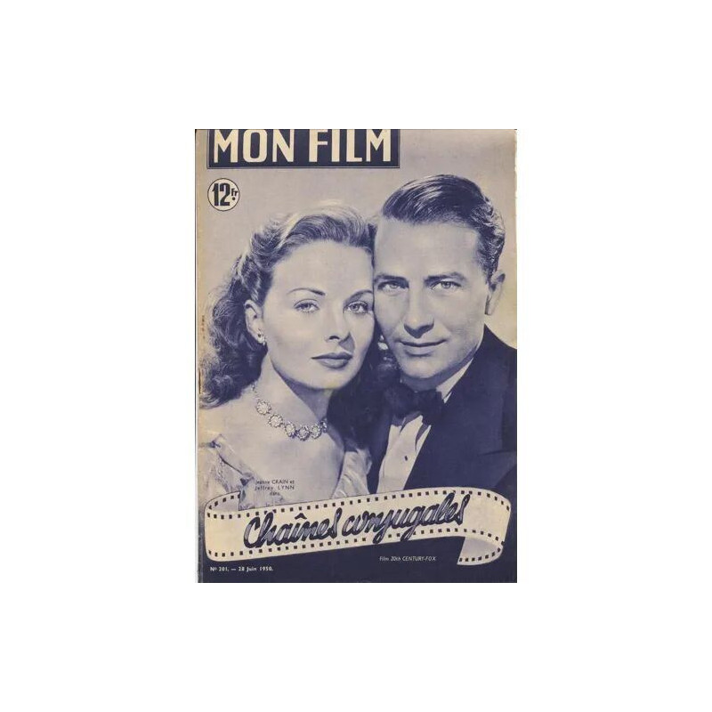 Mon Film N° 201 : Chaines Conjugales (Avec Jeanne Crain Jeffrey...