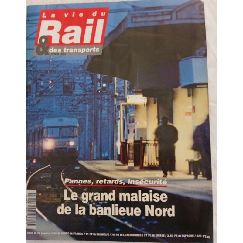 La vie du Rail et des transports / N° 2430 / janvier 1994