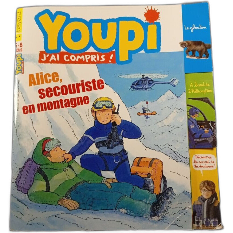 Youpi n° 340 Alice secouriste en montagne