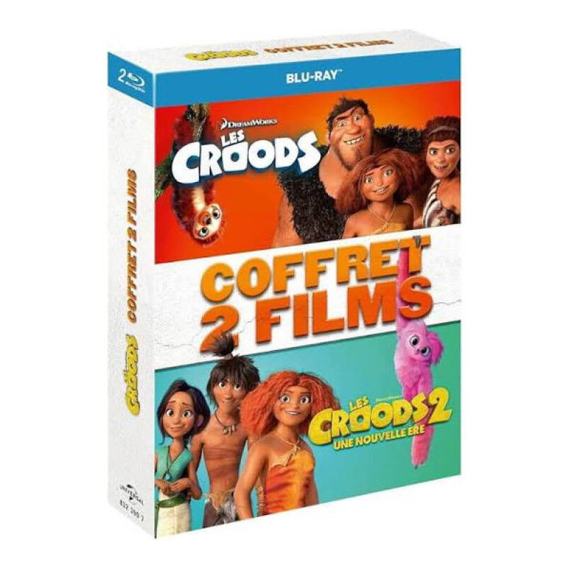 Les croods + les croods 2 - une nouvelle ère [Blu-ray] [FR Import]...