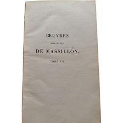 Œuvres complètes de Massillon Tome VII