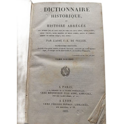 Dictionnaire historique ou Histoire abrégée des hommes qui se sont...