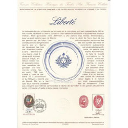 Document Philatelique Officiel (Liberte)