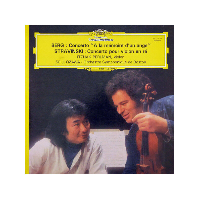 Berg : Concerto “À La Mémoire D'un Ange” / Stravinski : Concerto...