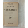 C'est ma fête