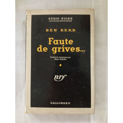 Faute de grives