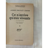 Ça n'arrive qu'aux vivants