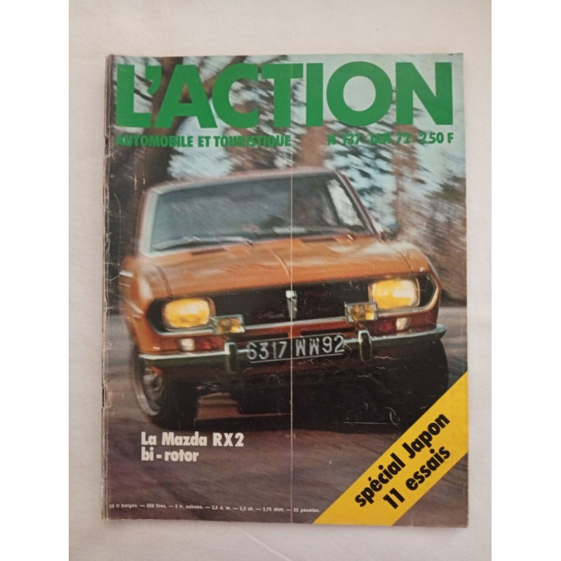L'Action Automobile et Touristique nº137 — jan. 1972