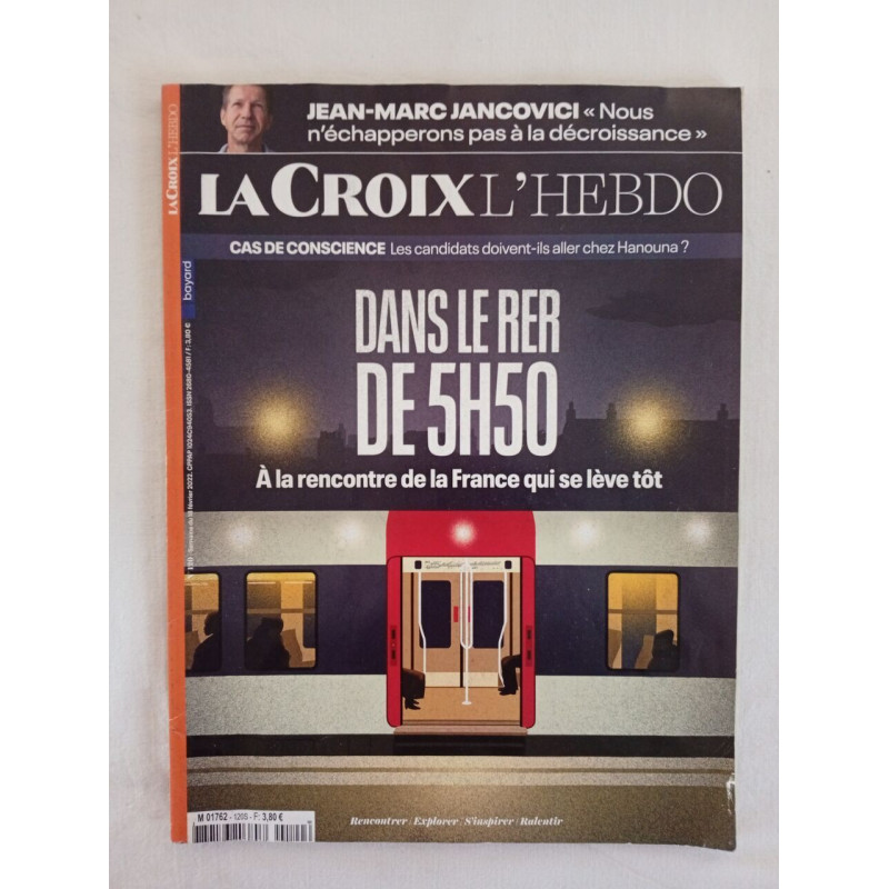 La Croix L'Hebdo – Dans le RER de 5h50 - 19 fev. 2022