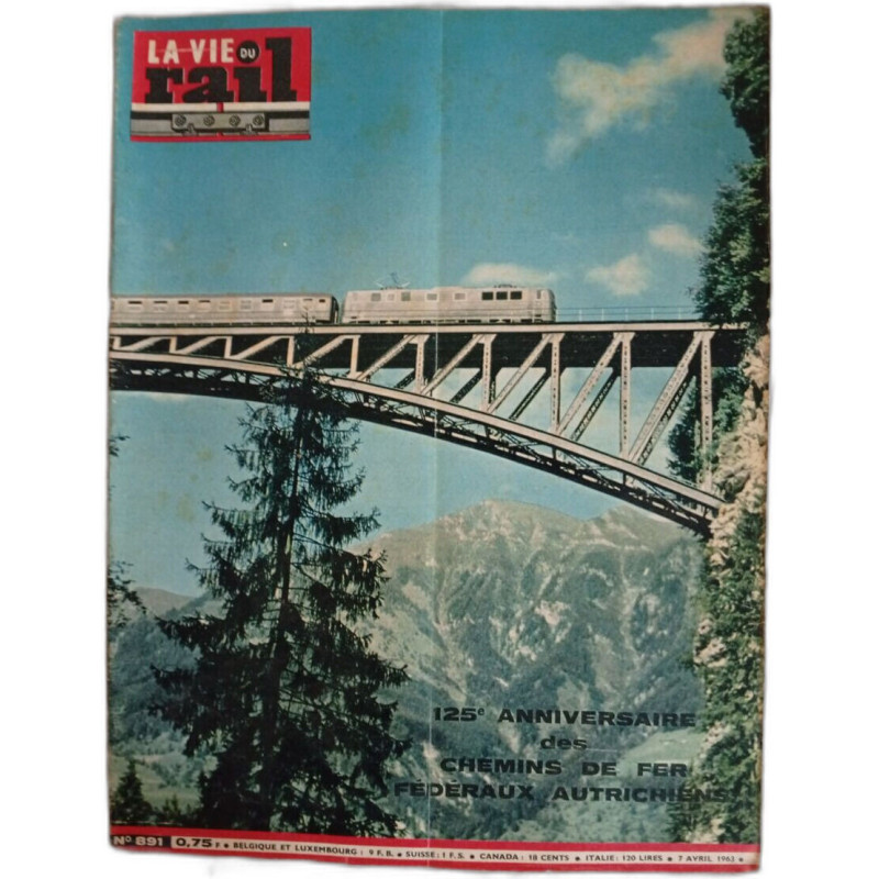 La Vie du Rail / n° 891 / 7 Avril 1963