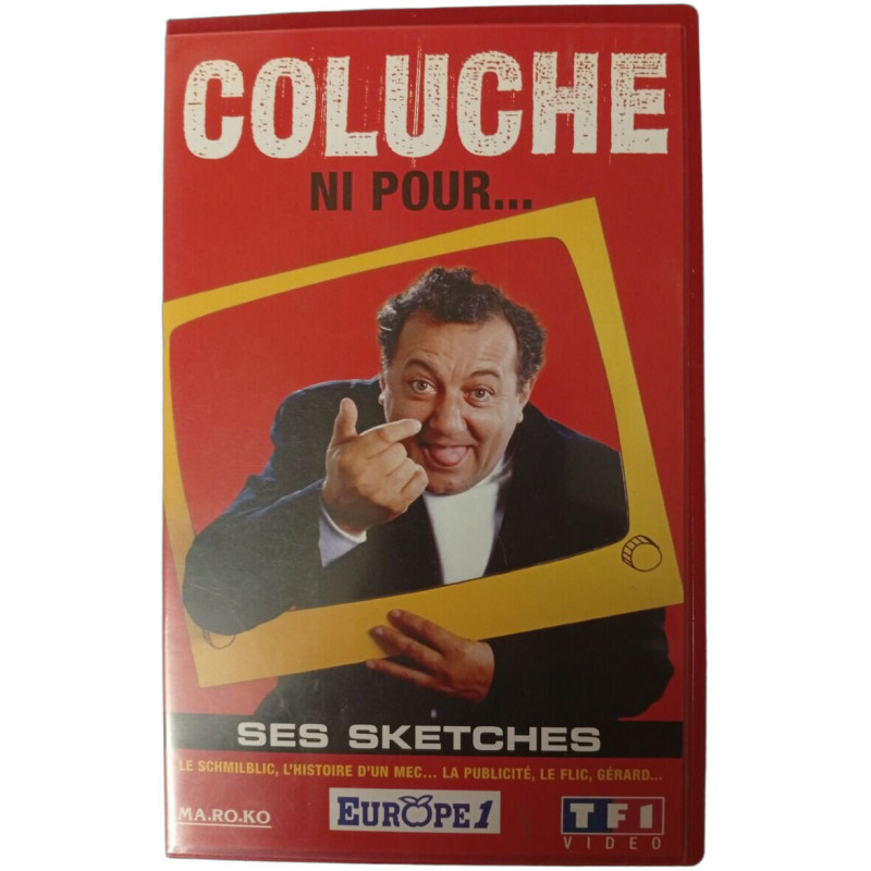 VHS - Coluche ni pour