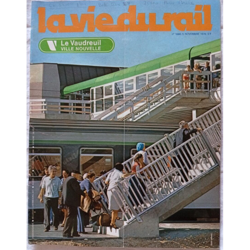 La Vie du Rail / N° 1666 / novembre 1978