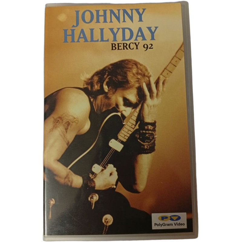 VHS - Johnny Hallyday Bercy 92